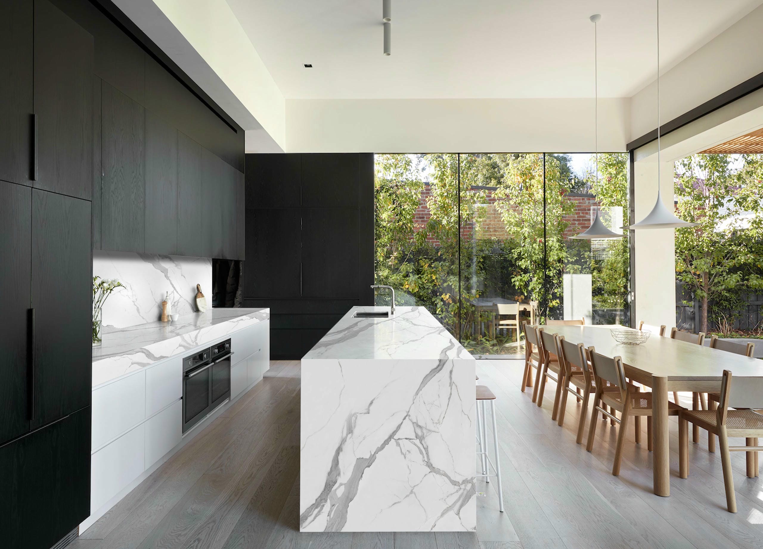 Volaka White Porcelain Slab – Opulence Collection | Gen Stone Australia